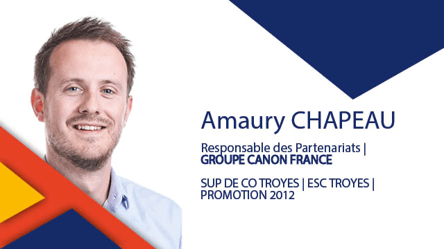 | NOMINATION |  Amaury CHAPEAU est nommé responsable des partenariats technologiques