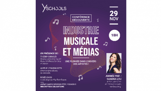 | CONFÉRENCE DÉCOUVERTE | INDUSTRIE MUSICALE ET MÉDIAS |